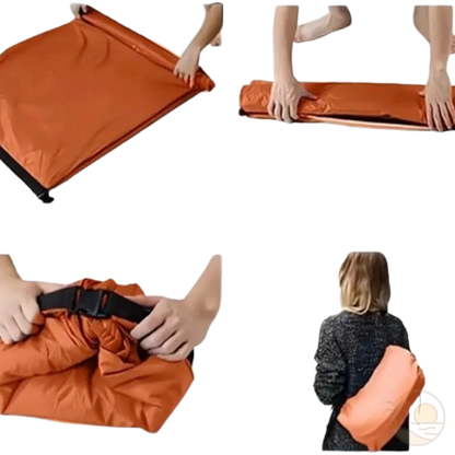 matelas gonflable de plage rangement