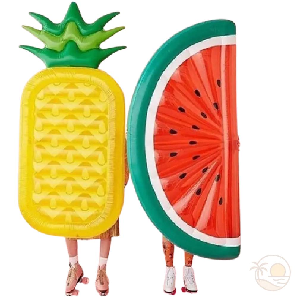 matelas gonflable piscine ananas pastèque