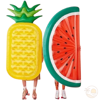 matelas gonflable piscine ananas pastèque