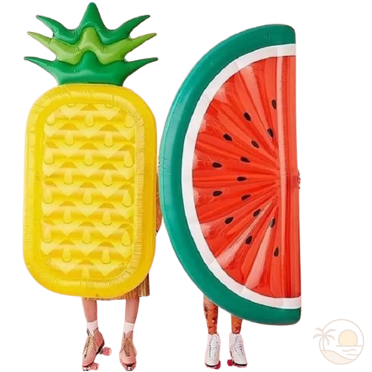 matelas gonflable piscine ananas pastèque