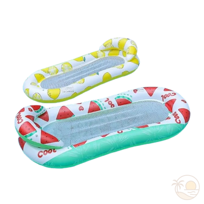 matelas piscine citrons pasteques