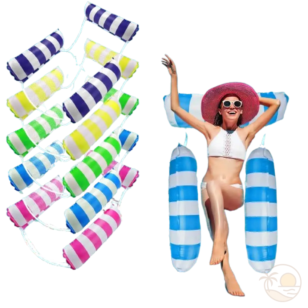 matelas piscine gonflables multicolores