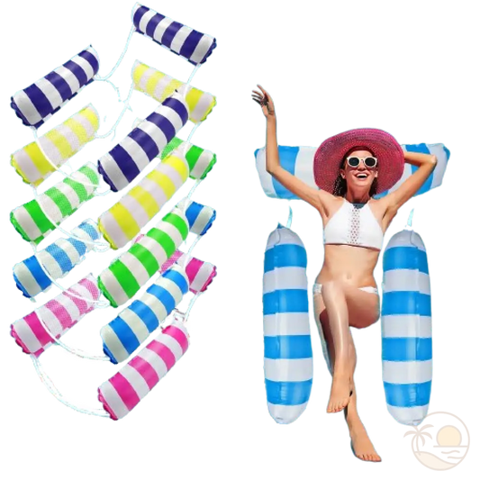 matelas piscine gonflables multicolores