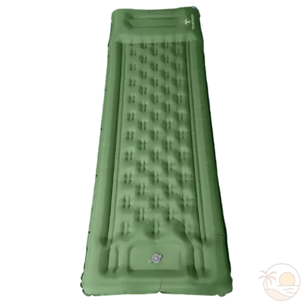 matelas pliable de plage vert