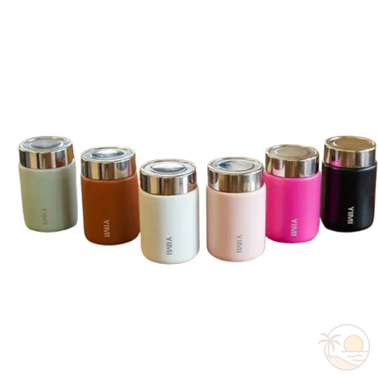 minis gourdes thermiques orange rose noir blanc