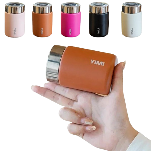 minis gourdes thermiques orange rose noir blanc main