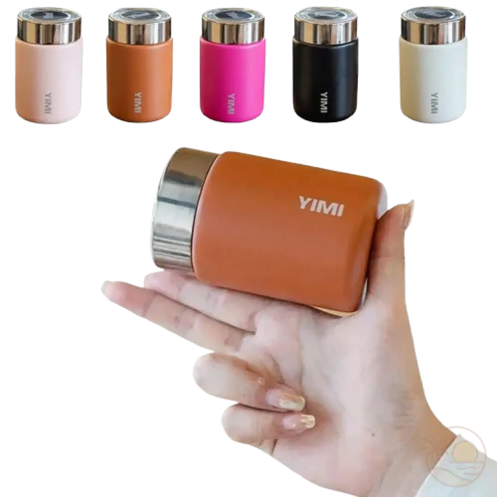 minis gourdes thermiques orange rose noir blanc main