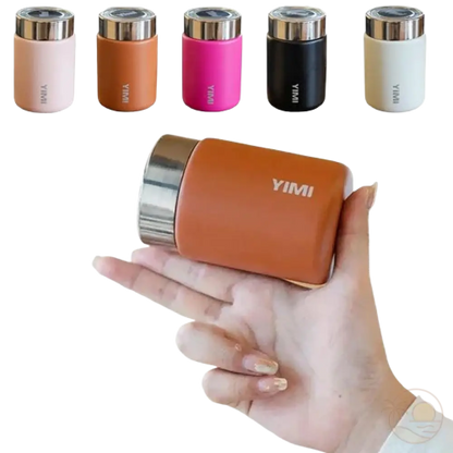 minis gourdes thermiques orange rose noir blanc main