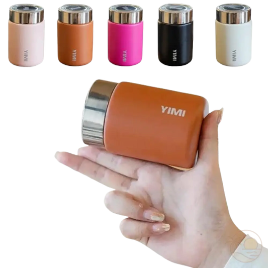 minis gourdes thermiques orange rose noir blanc main