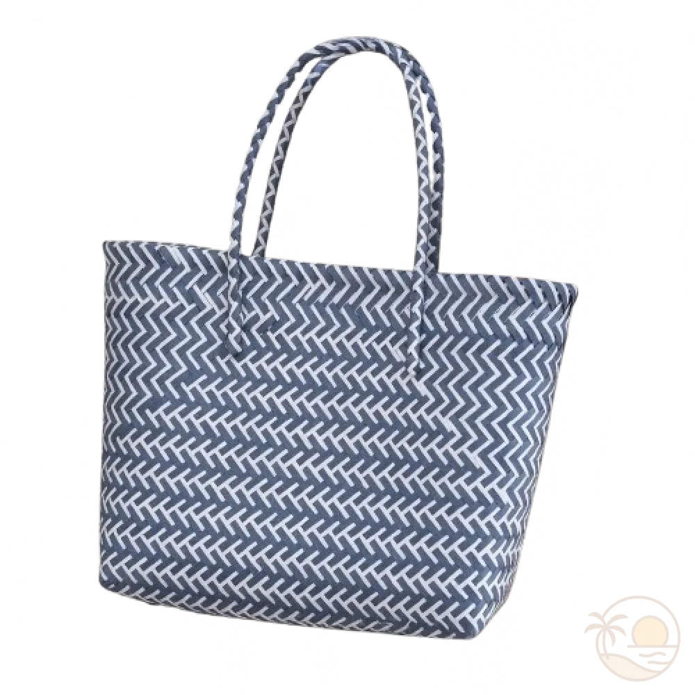 panier de plage en plastique bleu marine