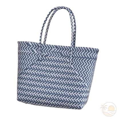 panier de plage en plastique bleu marine