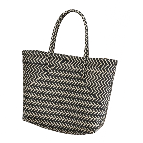 panier de plage en plastique noir