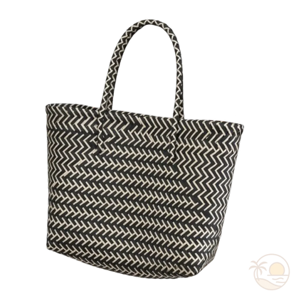 panier de plage en plastique noir