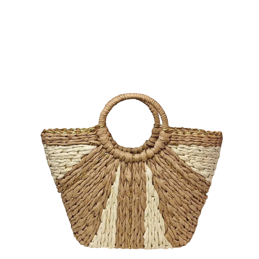 paniers de plage paille beige