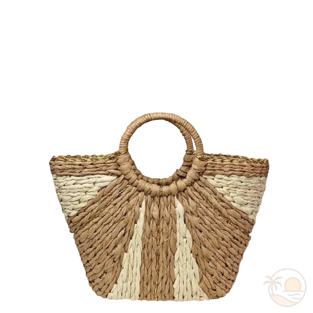 paniers de plage paille beige
