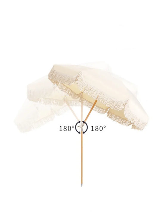 parasol de plage anti uv inclinaison