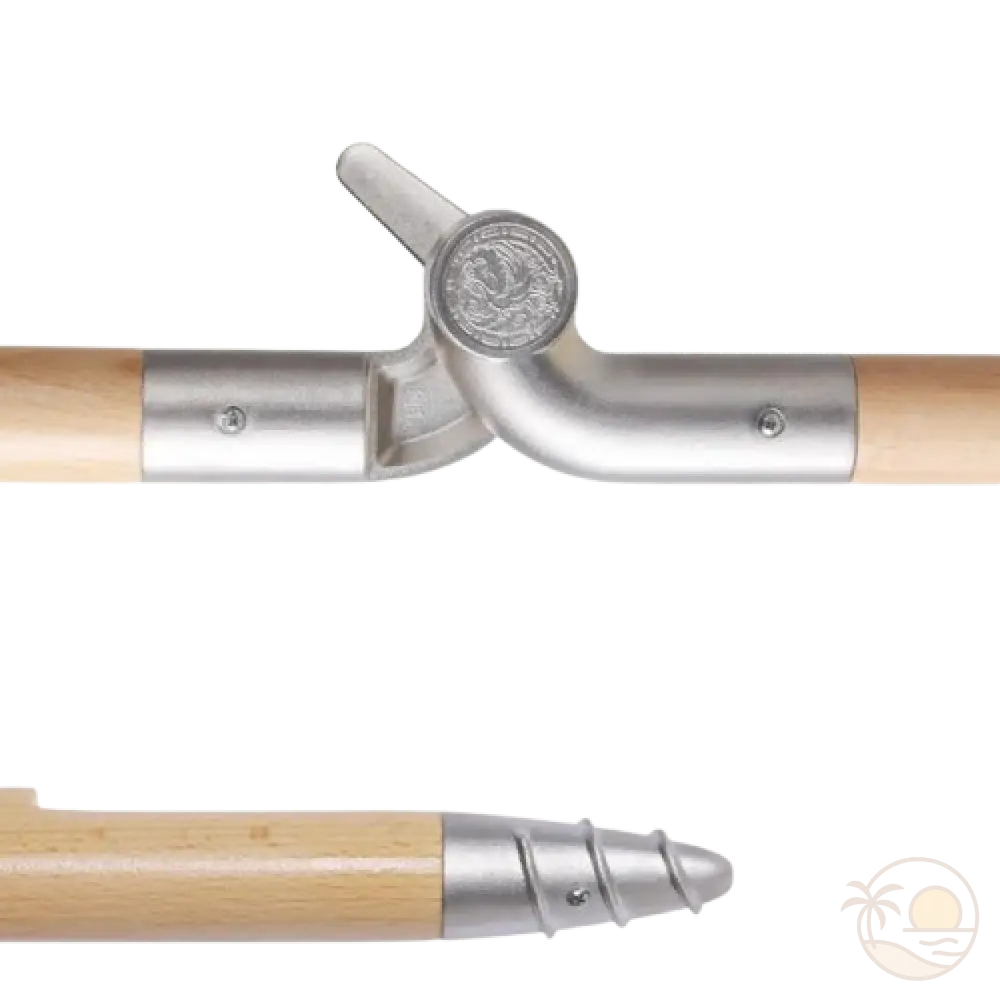 parasol de plage anti uv systeme ancrage et inclinaison