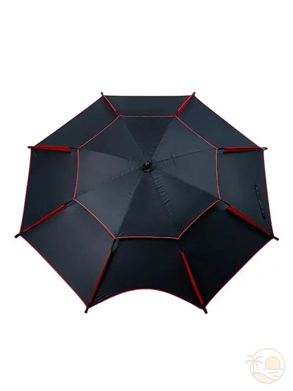 parasol de plage anti vent dessus