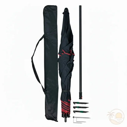 parasol de plage anti vent plie housse equipements