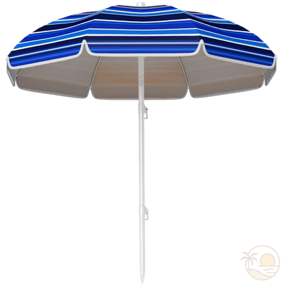 parasol de plage compact ouvert
