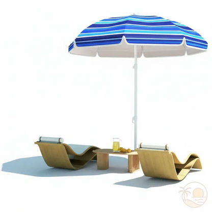 parasol de plage compact transats