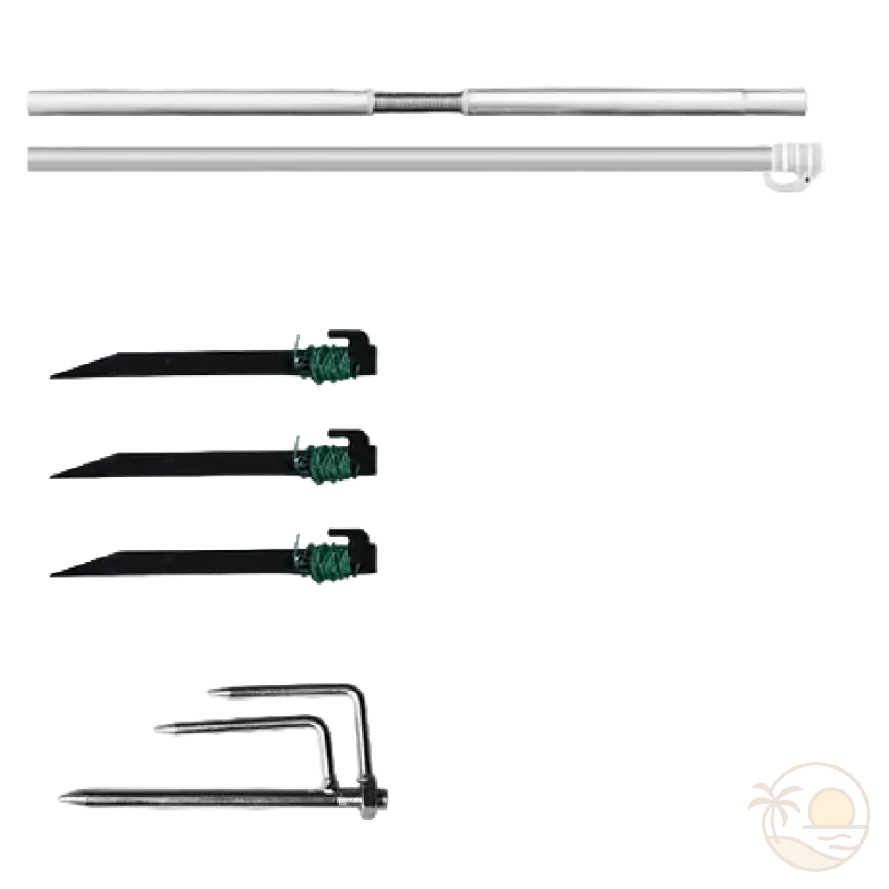 parasol de plage pliable pour valise ancrage