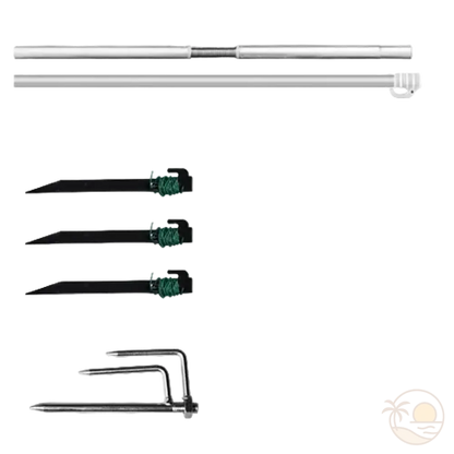 parasol de plage pliable pour valise ancrage