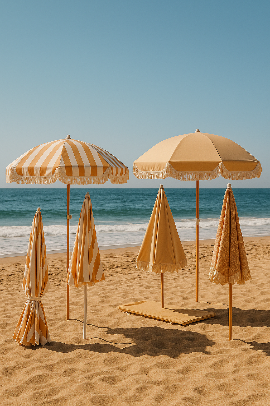 parasols-fermes-ouverts-plage
