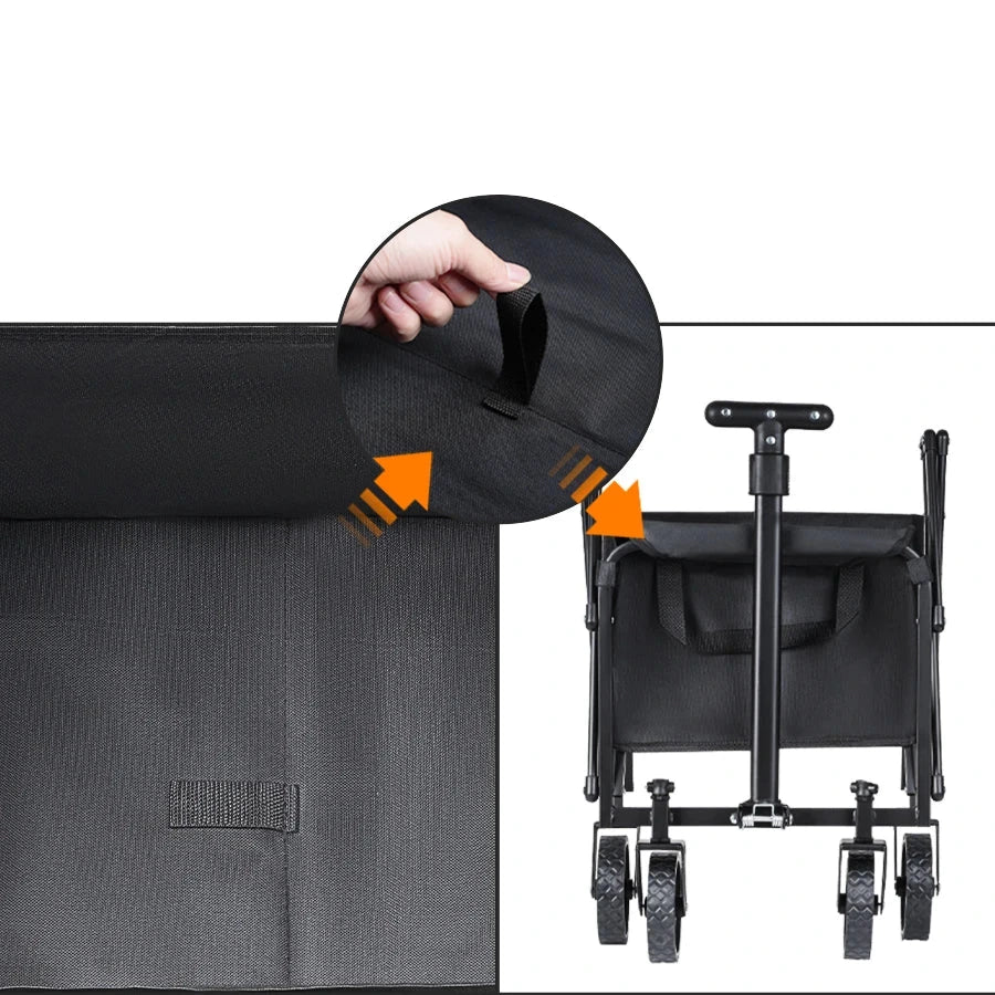 petit chariot de plage rangement