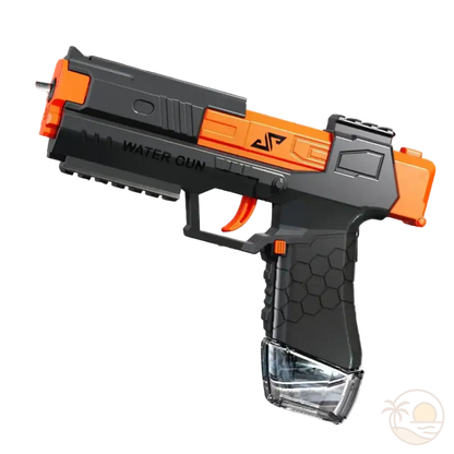 petit pistolet a eau noir et orange