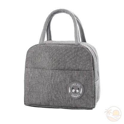 petit sac isotherme gris