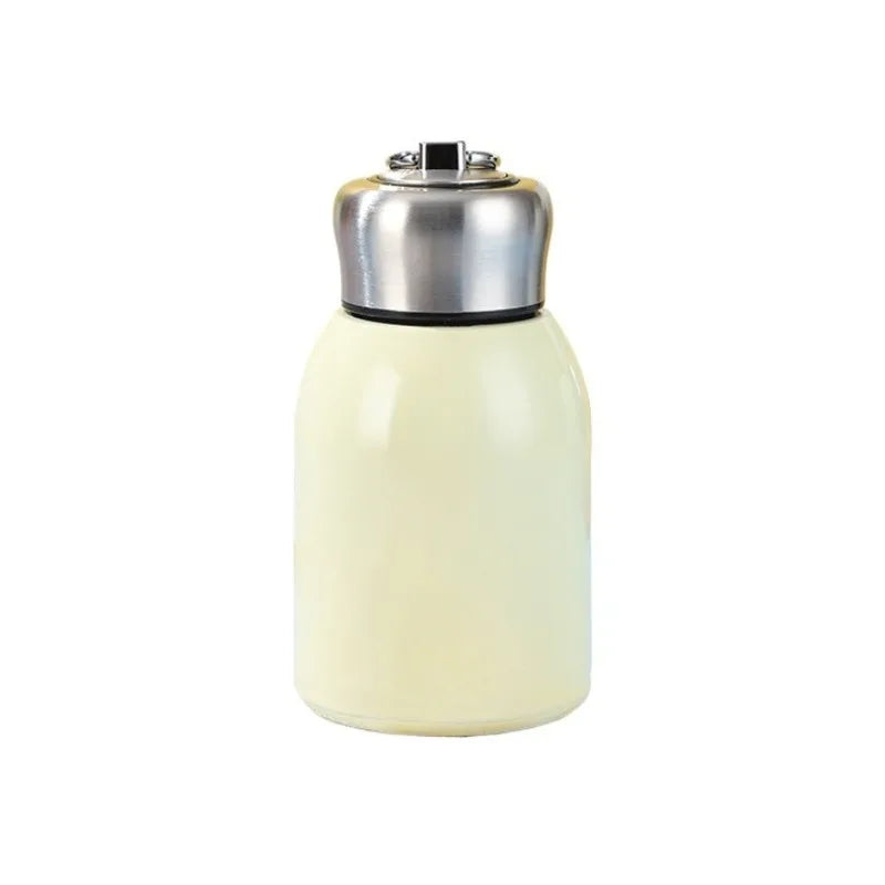 petite gourde isotherme beige