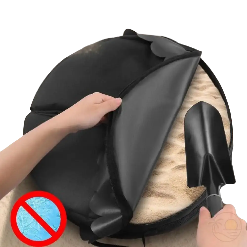 pied pour parasol de plage sable