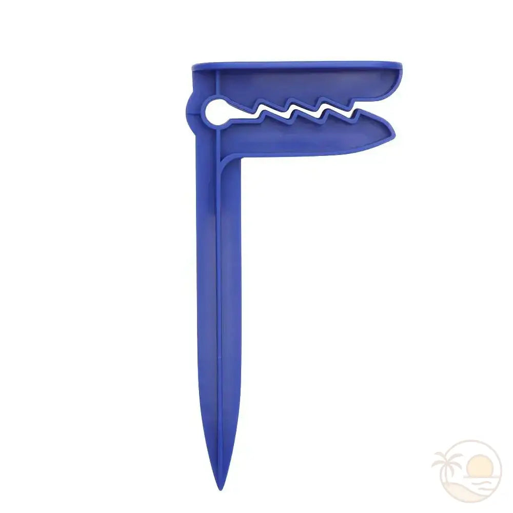pince serviette de plage bleu fonce