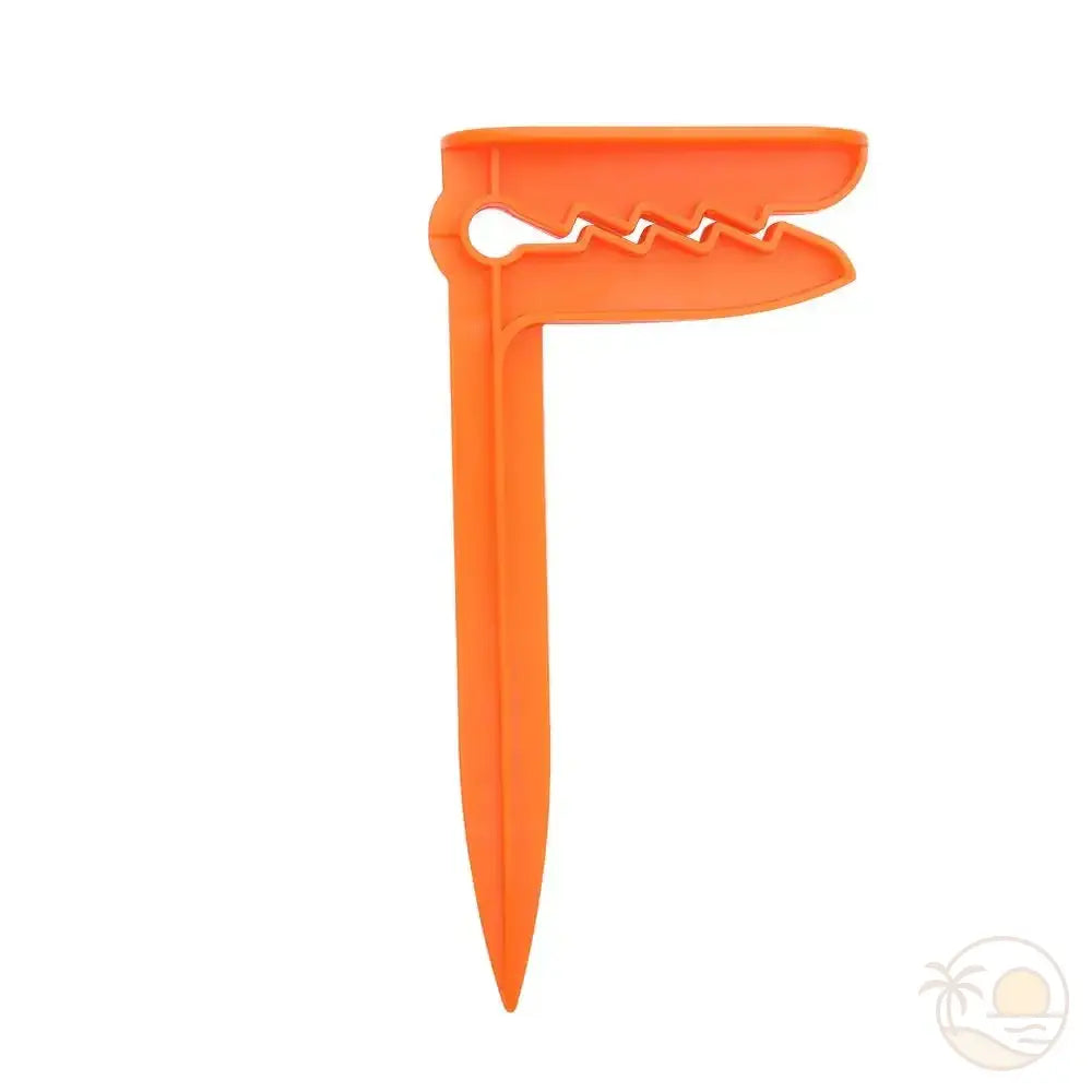 pince serviette de plage orange