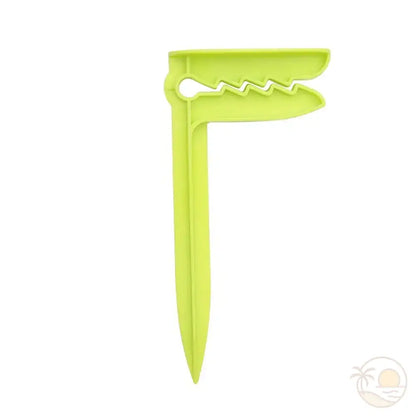 pince serviette de plage vert