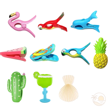 pinces serviette de plage