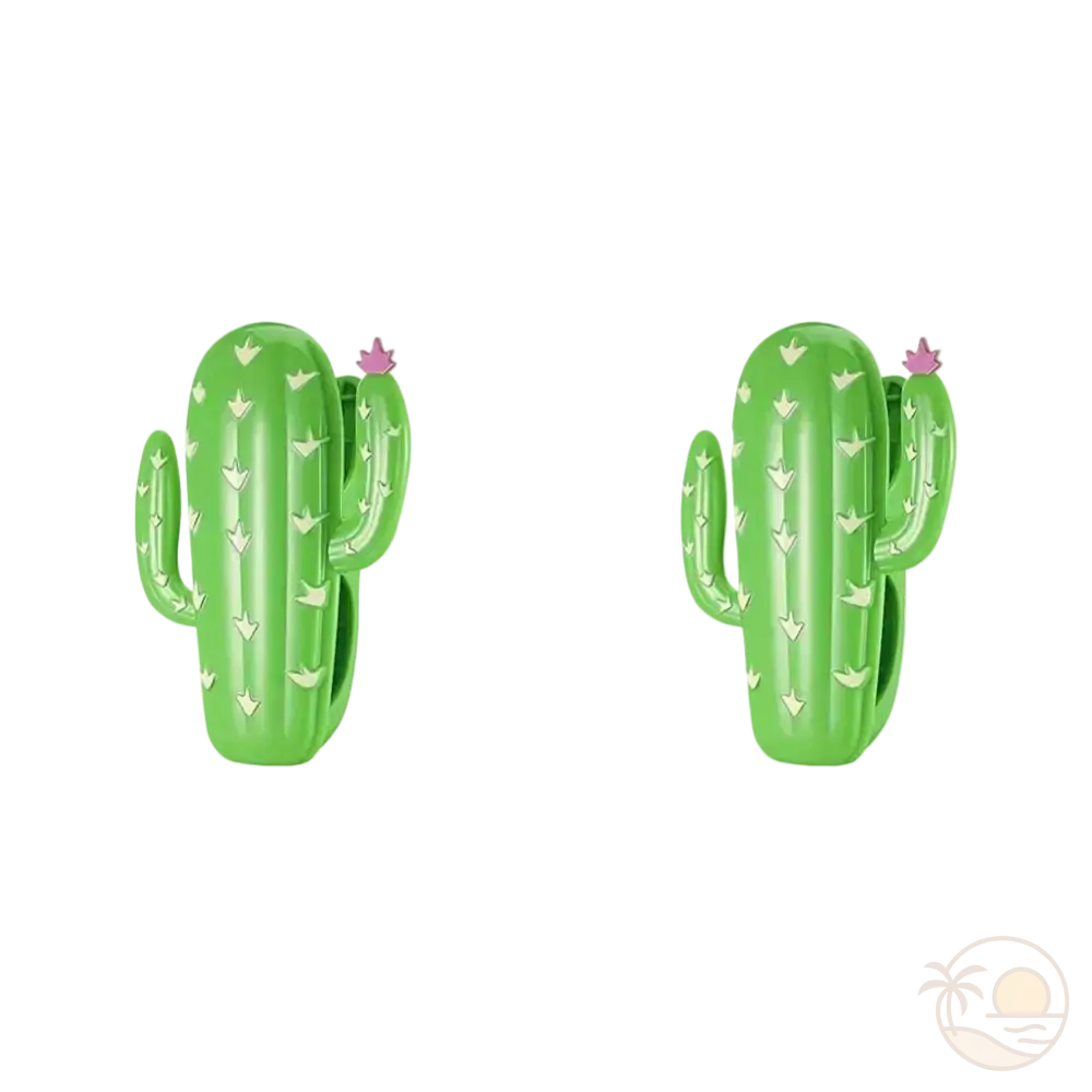 pinces serviette de plage cactus