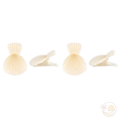 pinces serviette de plage coquillages