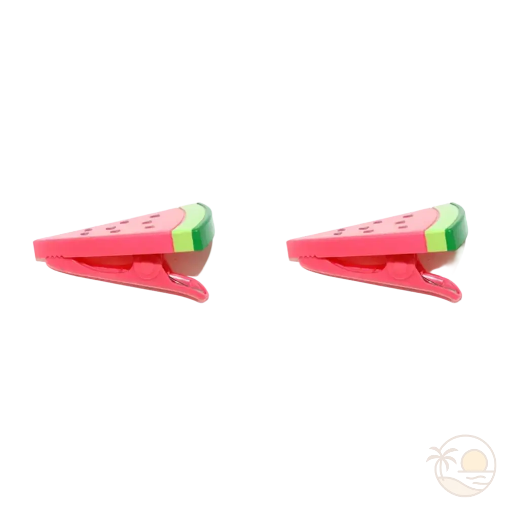 pinces serviette de plage pasteques