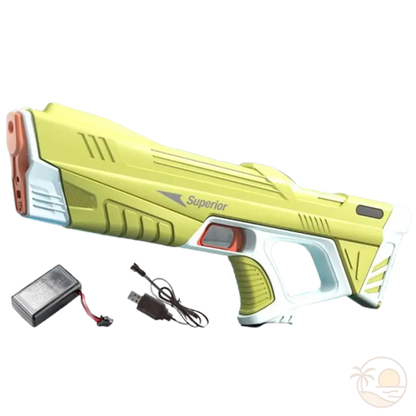 pistolet a eau a batterie vert