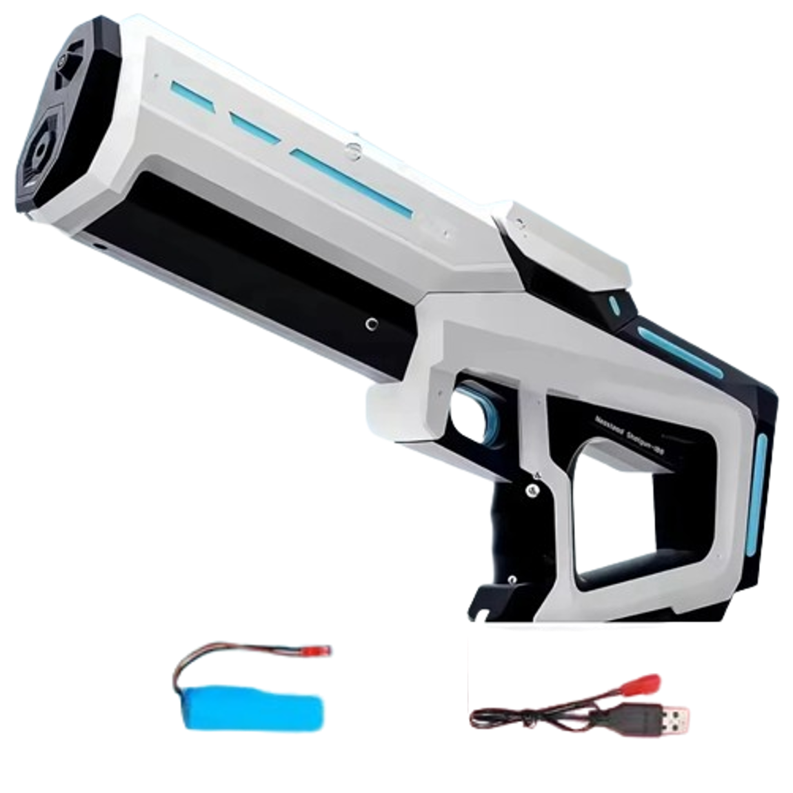 pistolet a eau electrique blanc 1 batterie