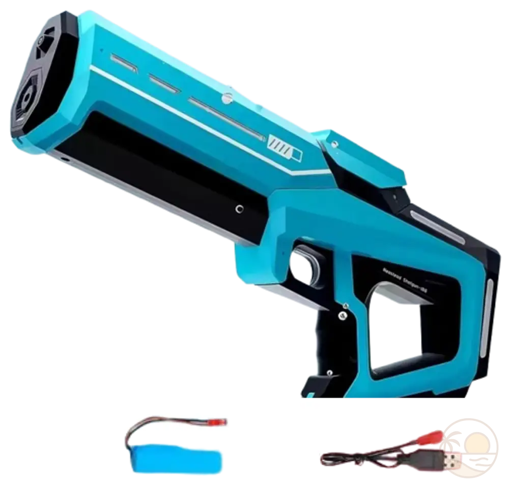 pistolet a eau electrique bleu 1 batterie