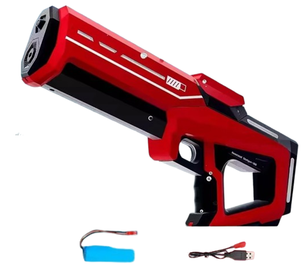 pistolet a eau electrique rouge 1 batterie