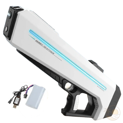 pistolet a eau geant blanc