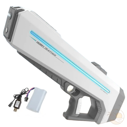 pistolet a eau geant gris