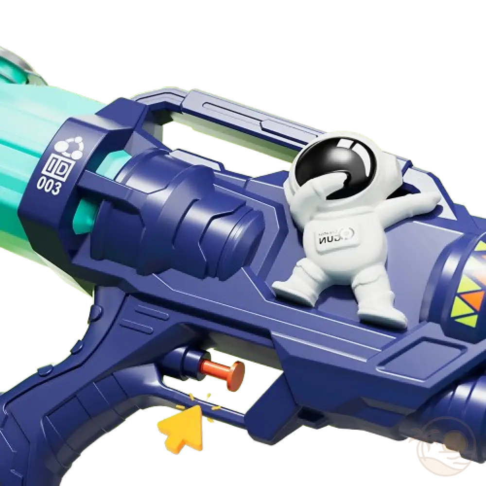pistolet a eau puissant bleu zoom
