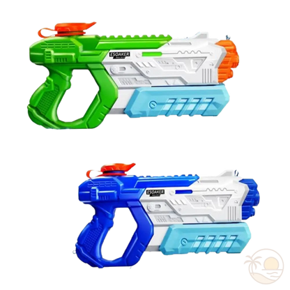 pistolets a eau bleu vert