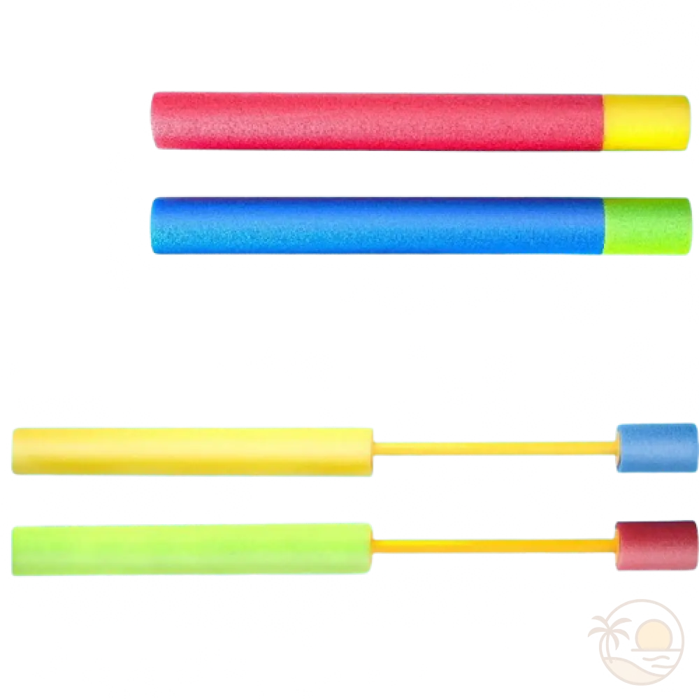 pistolets a eau en mousse ouverts