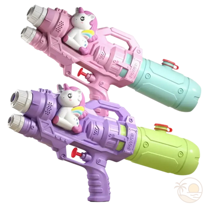 pistolets a eau licorne rose violet